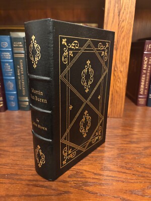 Martin Van Buren. John Niven. Easton Press 1986. Full Leather w Notes. Fine-image