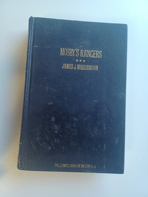 Mosby's Rangers by James J. Williamson 1896 Reprinted 1982 Hardcover-image