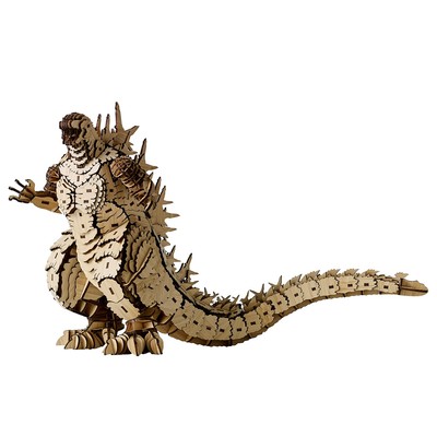 [ Godzilla ]2023 Bamboo 3D Puzzle – Licensed DIY Kit for Kids & Adults Japan JP-image