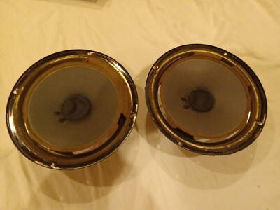 Vintage Fisher XP-57A Air Suspension Speaker Woofer 8' 8ohm Pair-image