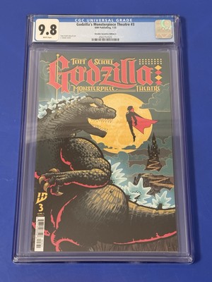 Godzilla's Monsterpiece Theatre 3 CGC 9.8 RI 1:10 GONZO Variant C IDW COMIC 2024-image