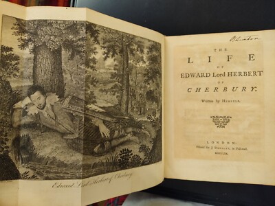 The Life of Edward Lord Herbert of Cherbury Written By Himself 1770 Leather-image