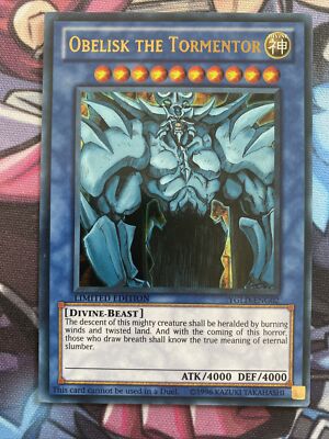Yu-Gi-Oh Card - YGLD-ENG02 - OBELISK THE TORMENTOR (ultra rare holo) - VLP-image