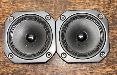 Fisher Speaker 4” Mid Range Drivers 4 Ohm - SB80584-1 DH24 - PAIR-image