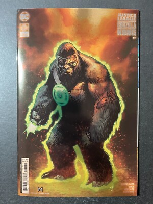 JUSTICE LEAGUE VS GODZILLA VS KONG #7 *NM OR BETTER!* (DC, 2024)  FOIL VARIANT!-image