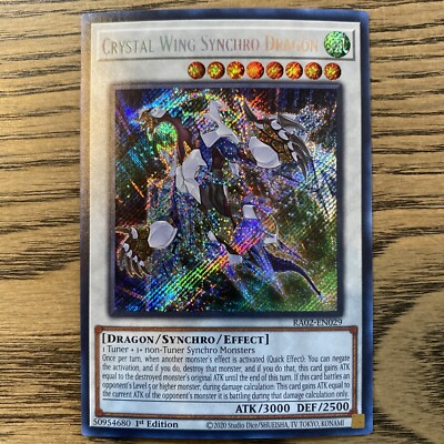 Crystal Wing Synchro Dragon (UR) • RA02-EN029 • 25th Anniversary • 1st Ed • NM-image