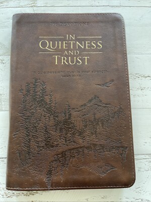 In Quietness and Trust by Angus Buchan (2020, Leather) See Description-image