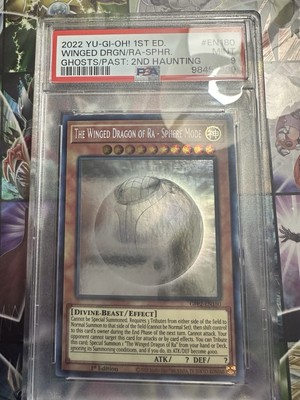 Winged Dragon of Ra - PSA 9 - Sphere Mode  (Ghost Rare) EN180 Ghosts from Past 2-image