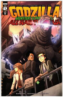 GODZILLA MONSTERS & PROTECTORS ALL HAIL THE KING #1- 1:10 YURCABA VARIANT-image