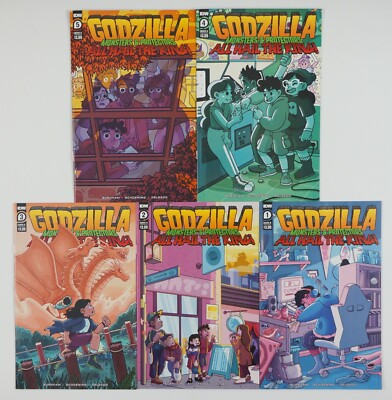 Godzilla: Monsters & Protectors - All Hail the King #1-5 VF/NM complete series B-image