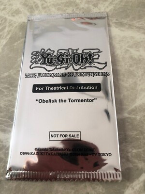 Yugioh Obelisk the Tormentor The Darkside Of Dimensions Movie Card Pack Sealed-image