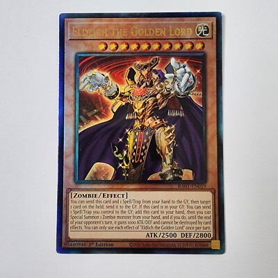 Eldlich The Golden Lord - RA01-EN019 - Ultimate Rare - NM - 1st ed - Yugioh-image