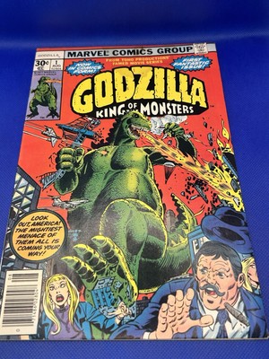 Godzilla # 1 F/VF Marvel Comic Book First Issue- Part Of Richmond Collection.-image