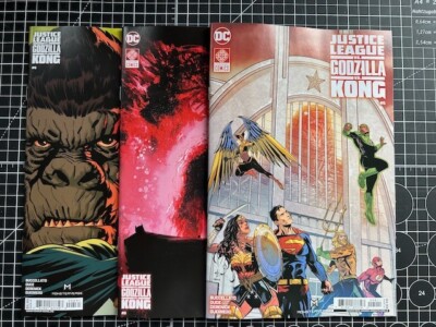 DC Justice League Vs Godzilla Vs Kong #5 A Cover + Cho, Jock Variants-image