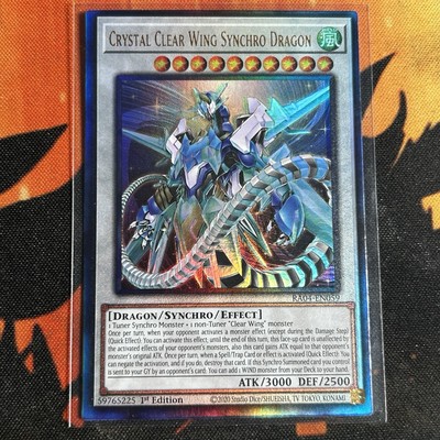 Crystal Clear Wing Synchro Dragon (PUR) RA04-EN059 Quarter Century Stampede-image