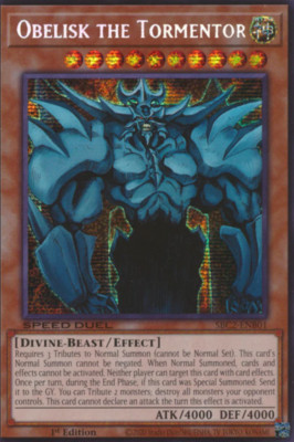 Obelisk the Tormentor - SBC2-ENB01 - Prismatic Secret Rare 1st Ed - LP - WAXING-image