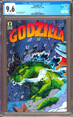 Godzilla #5 (1988) CGC 9.6  WP  Kazuhisa Iwata - Mark Nelson-image