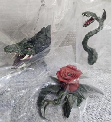 Godzilla Ichiban Kuji Head Magnet Biollante Set New-image