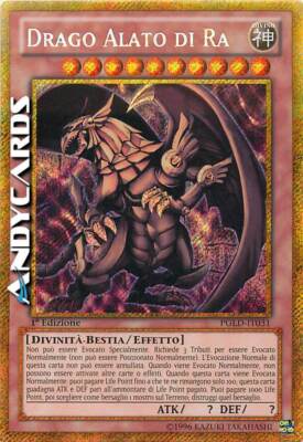 RA WINGED DRAGON • (The Winged Dragon Of Ra) • Secret Gold • PGLD IT031 • 1Ed-image