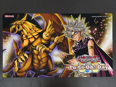 Yugioh Day Marik Ishtar/The Winged Dragon of Ra Official Playmat NEW! MINT!-image