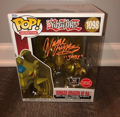 Wayne Grayson Joey Wheeler Yu Gi Oh Winged Dragon Of Ra 6 Inch Signed Funko PSA-image
