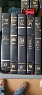Collector’s Library of the Civil War-Time Life Books 27 Leather Bound Books-image