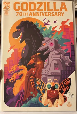 Godzilla 70th Anniversary NYCC  2024 Abominable Toys Chomp Exclusive Signed-image