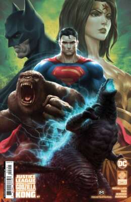 Justice League vs Godzilla vs Kong #7 1:50 Incentive Lim Variant 1st Print-image