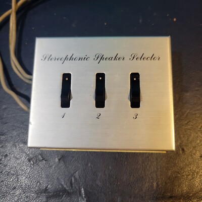 FISHER 202 Stereophonic Speaker Selector-image