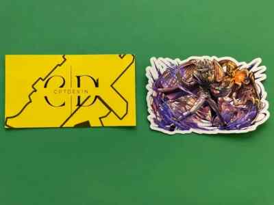 Yami Marik & Winged Dragon of Ra Waterproof Sticker 3.4'' x 2.2'' | Yu-Gi-Oh!-image