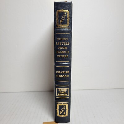 EASTON Charles Osgood Funny Letters From Famous People SIGNED READ CONDITION-image