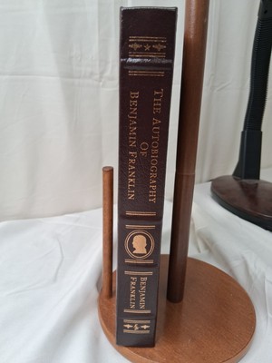 AUTOBIOGRAPHY BENJAMIN FRANKLIN Easton Press 2004 Leather Ed 100 Greatest Books-image