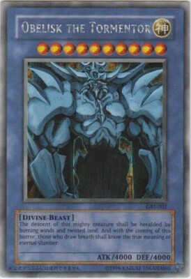 Yugioh Obelisk the Tormentor - GBI-002 - Secret Rare VLP-image
