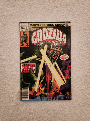 Godzilla #2 Marvel Comic 1977 King Of Monsters-image