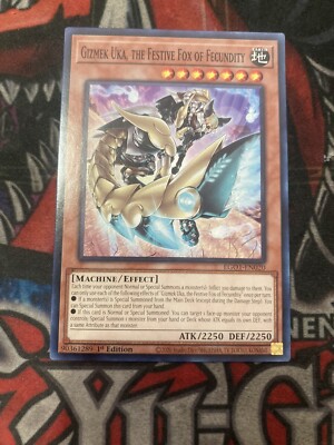 Yugioh! Gizmek Uka, the Festive Fox of Fecundity - EGO1-EN020 - Common - 1st-NM-image