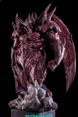 ASS Studio Duel Monsters YuGiOh​ Obelisk The Tormentor Red Blood Resin Statue-image