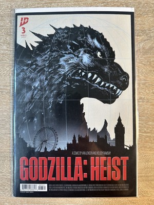 IDW Godzilla Heist #3 Variant Cover B Look! New Book!-image