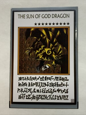 The Winged Dragon Of Ra Egyptian God Card Anime Yugioh Rare Alt Art Illustrator-image