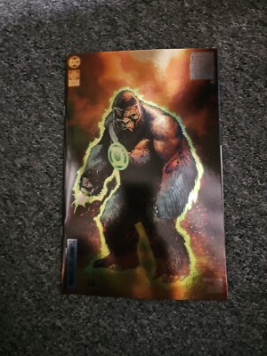 Justice League Vs Godzilla Vs Kong #7 Green Lantern Foil Variant NM-image