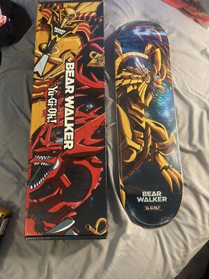 Bear Walker Yugioh Skateboard Deck Winged Dragon of Ra Holo 154 of 250-image