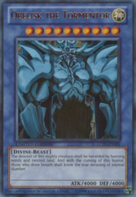 Yugioh-Obelisk the Tormentor-Ultra Rare-Limited Edition-LC01 EN001 (MP)-image