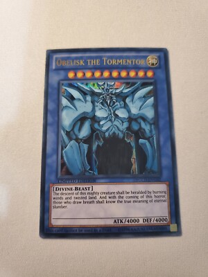 Yugioh - Obelisk the Tormentor YGLD-ENG02 NM Limited Ultra Rare-image