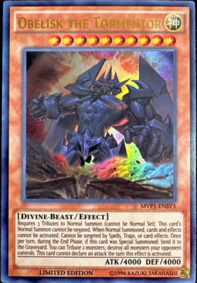 OBELISK THE TORMENTOR • ULTRA RARE • MVP1-ENSV5 • LIMITED • YuGiOh TCG Card-image