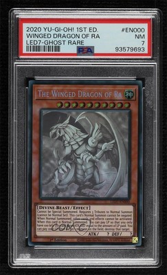 2020 Yu-Gi-Oh! - Legendary Duelists: Rage The Winged Dragon of Ra PSA 7 2o7-image