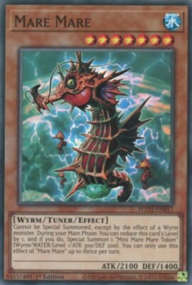  1x Mare Mare - EGO1-EN017 - Super Rare - 1st Edition - Egyptian God Deck: Obeli-image