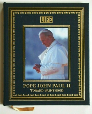 LIFE Pope John Paul II TOWARD SAINTHOOD Easton Press +bookplate (loose) ~MINT!-image