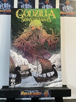 GODZILLA HERE THERE BE DRAGONS 2 SONS OF GIANTS #2 (COVER B) IDW 2024-image