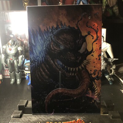 FARO'S LOUNGE Venomized Godzilla - Sajad Shah - METAL Cover - LTD 50-image