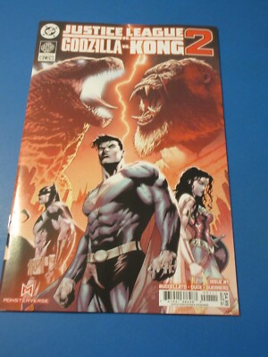 Justice League vs Godzilla vs Kong 2 #1  NM Gem wow-image