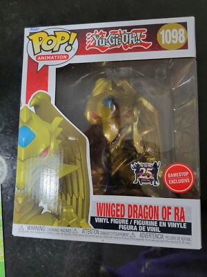 Winged Dragon Of Ra Funko Gamestop Yu-gi-oh 25th Anniversary #1098 in hand -image